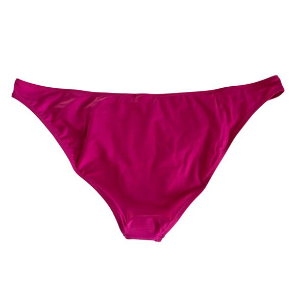 J.Crew Fuchsia Pink Stretch Bikini Hipster Bottoms Women’s Swimwear Size 3X - Picture 7 of 7